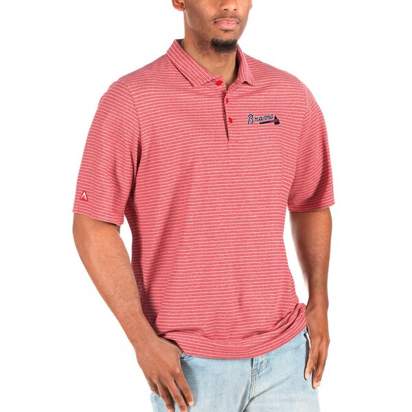 AeBOA Y |Vc gbvX Atlanta Braves Antigua Big & Tall Esteem Polo Red/White