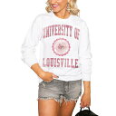 ゲームデイ レディース パーカー・スウェットシャツ アウター Louisville Cardinals Women's Seal of Approval Perfect Pullover Sweatshirt White