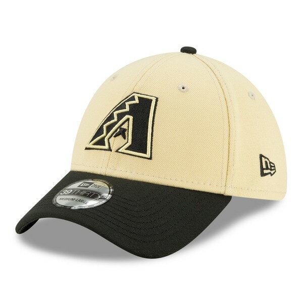 j[G Y Xq ANZT[ Arizona Diamondbacks New Era 2021 City Connect 39THIRTY Flex Hat Sand/Black