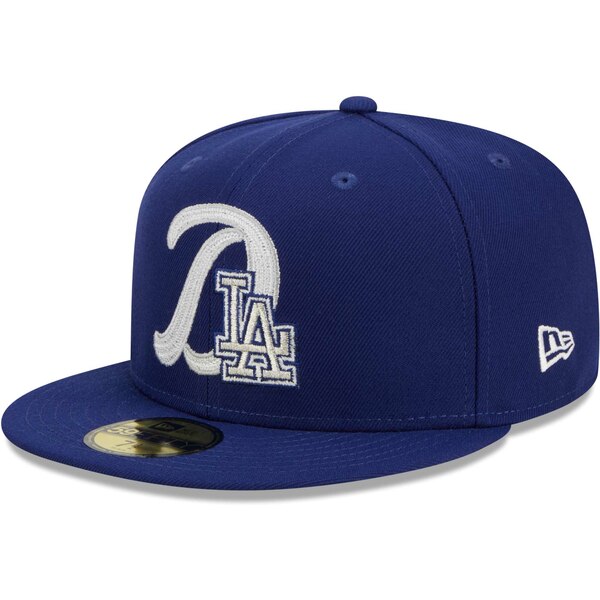 ニューエラ メンズ 帽子 アクセサリー Los Angeles Dodgers New Era Duo Logo 59FIFTY Fitted Hat Royal
