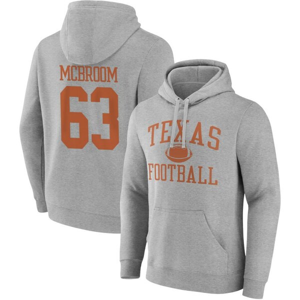 ファナティクス メンズ パーカー・スウェットシャツ アウター Texas Longhorns Fanatics Branded Football PickAPlayer NIL Gameday Tradition Pullover Hoodie Gray