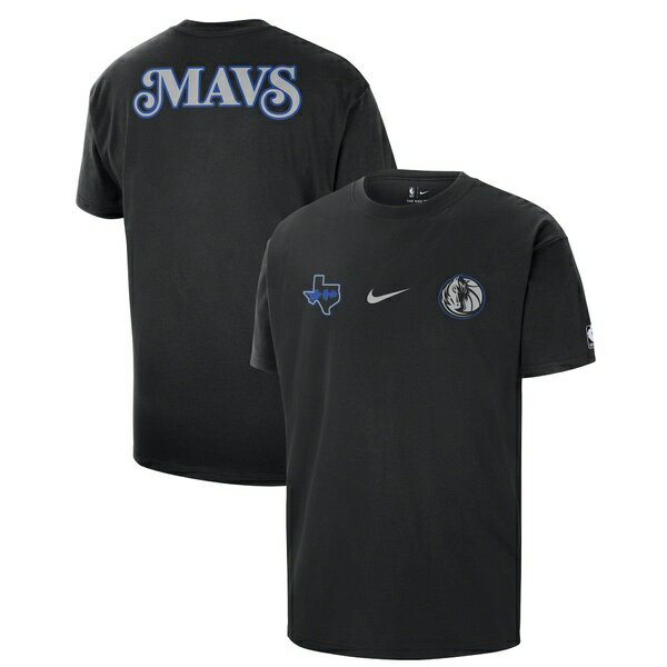 ナイキ メンズ Tシャツ トップス Dallas Mavericks Nike 2023/24 City Edition Courtside Max90 TShirt Black