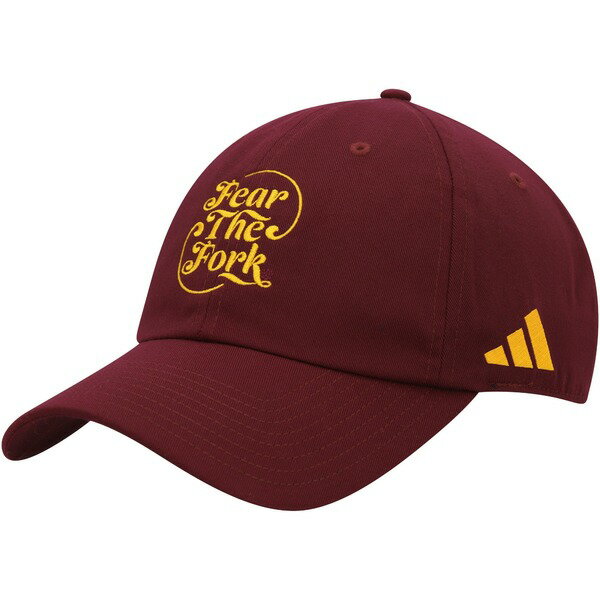 アディダス メンズ 帽子 アクセサリー Arizona State Sun Devils adidas Slouch Adjustable Hat Maroon