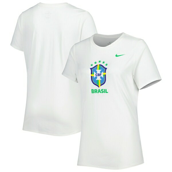 ナイキ レディース Tシャツ トップス Brazil National Team Nike Women's Legend Performance TShirt White