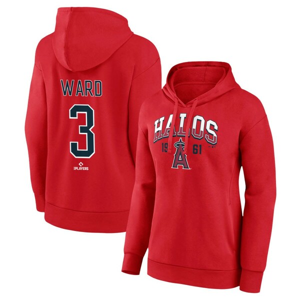 ファナティクス レディース パーカー・スウェットシャツ アウター Los Angeles Angels Fanatics Branded Women's Personalized Hometown Legend Pullover Hoodie Red