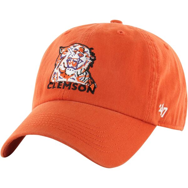 フォーティーセブン メンズ 帽子 アクセサリー Clemson Tigers '47 Franchise Fitted Hat Orange