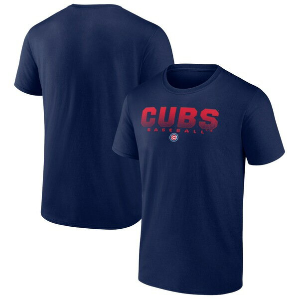 ファナティクス メンズ Tシャツ トップス Chicago Cubs Fanatics Branded Utility Player TShirt Navy