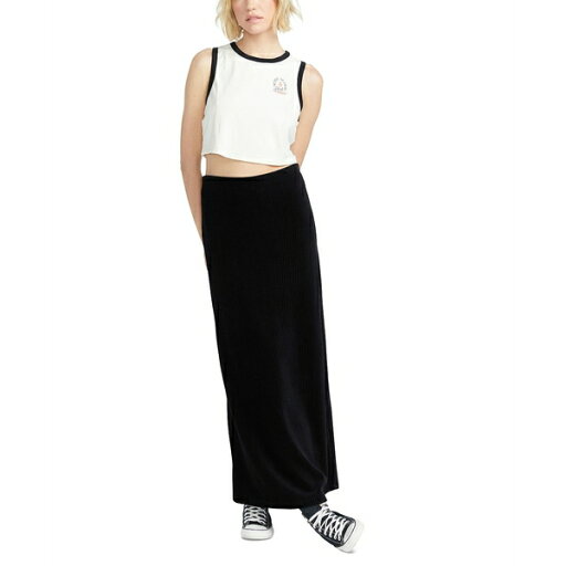 ボルコム レディース カットソー トップス Juniors' Fun Fever Cropped Cotton Tank Top Bone ボルコム レディース カットソー トップス Juniors' Fun Fever Cropped Cotton Tank Top Bone