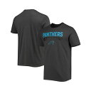 47ブランド メンズ シャツ トップス Men's '47 Charcoal Carolina Panthers Dark Ops Super Rival T-shirt Charcoal