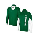 コロシアム メンズ シャツ トップス Men's Green Michigan State Spartans Bart Quarter-Zip Windshirt Green(4)