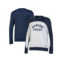 アンダーアーマー レディース パーカー・スウェットシャツ アウター Women's Navy, White Auburn Tigers Colorblock P...