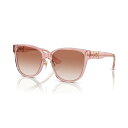 ヴェルサーチ レディース サングラス&アイウェア アクセサリー Women's Sunglasses, Gradient VE4460D Peach Trans...
