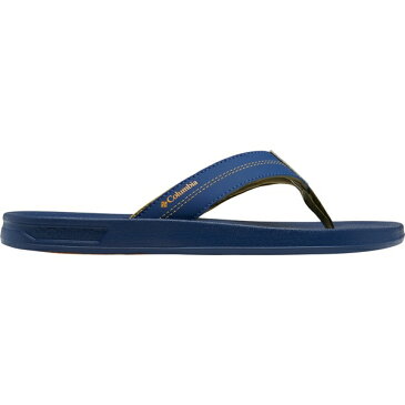 コロンビア メンズ サンダル シューズ Columbia Men's Hood River Flip Flops Blue Shadow