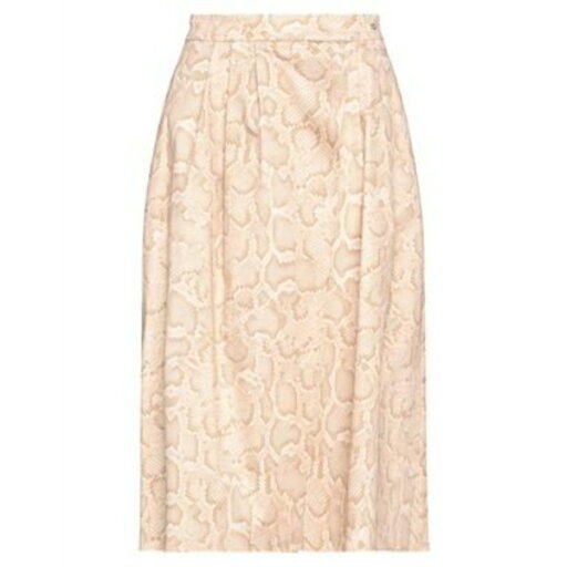 【送料無料】 エリザベスフランキ レディース スカート ボトムス Midi skirts Beige 【送料無料】 エリザベスフランキ レディース スカート ボトムス Midi skirts Beige