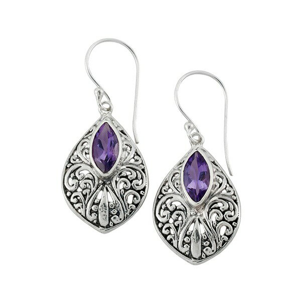 サミュエル ビー レディース ピアス＆イヤリング アクセサリー Sterling Silver Amethyst Drop Earrings Purple