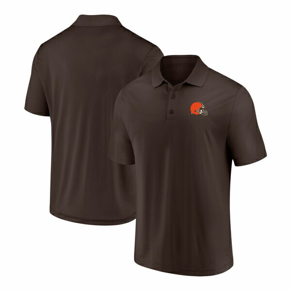 t@ieBNX Y |Vc gbvX Cleveland Browns Fanatics Branded Component Polo Brown