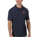 アンティグア メンズ ポロシャツ トップス Chicago Bears Antigua Bear Head Legacy Pique Polo Navy