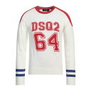【送料無料】 ディースクエアード メンズ ニット&セーター アウター Sweaters White
