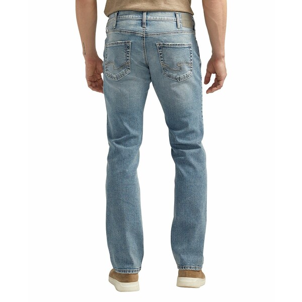 シルバージーンズ メンズ カジュアルパンツ ボトムス Allan Slim Fit Straight Leg Jeans Indigo