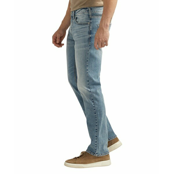 シルバージーンズ メンズ カジュアルパンツ ボトムス Allan Slim Fit Straight Leg Jeans Indigo