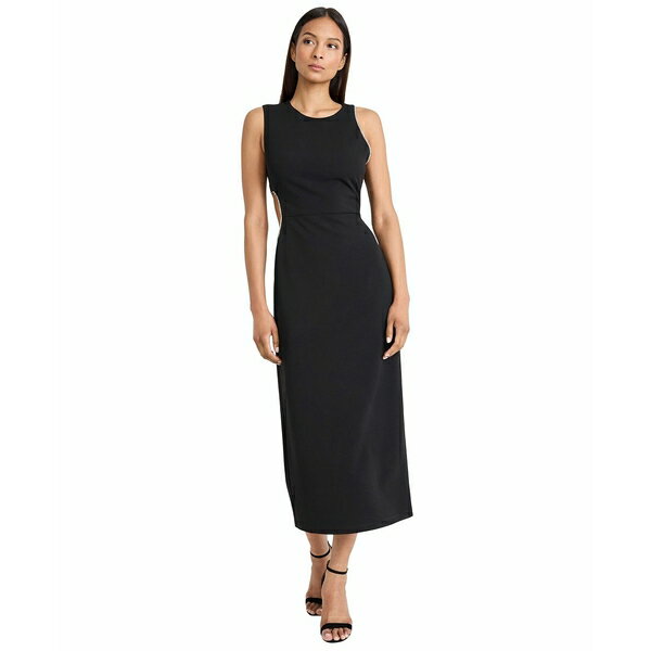 ɥʥ⡼ ǥ ԡ ȥåץ Women's Jewel Detail Trim Dress Black