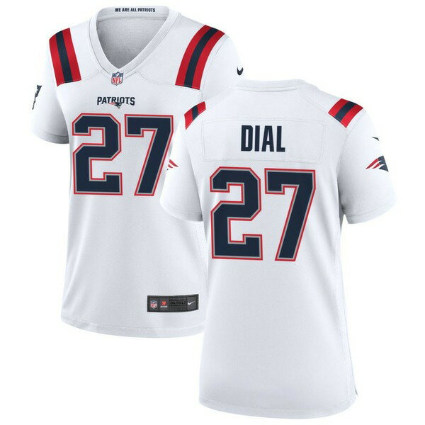 ナイキ レディース ユニフォーム トップス Nike New England Patriots Women's Custom Game Jersey White