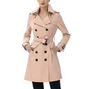 L~ Ah JC fB[X WPbgu] AE^[ Women's Adley Water Resistant Hooded Trench Coat Blush