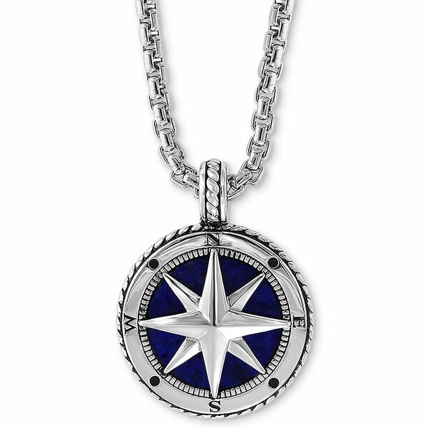 GtB[ RNV fB[X lbNXE`[J[Ey_ggbv ANZT[ EFFY&reg; Men's Lapis Lazuli (14-1/2mm) Compass 22