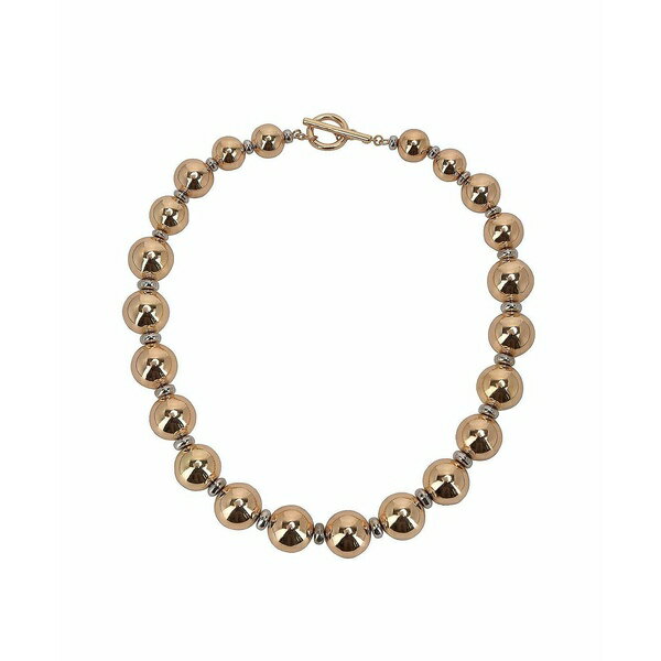 h[oCVF[V[K fB[X lbNXE`[J[Ey_ggbv ANZT[ Round Bead Necklace Two tone