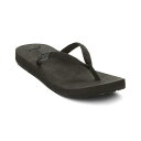 リーフ メンズ サンダル シューズ Ginger Thong Sandals Black