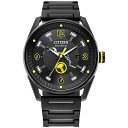 V`Y Y rv ANZT[ Citizen Men's Eco-Drive Marvel Thor Black Ion-Plated Stainless Steel Bracelet Watch 42mm Black