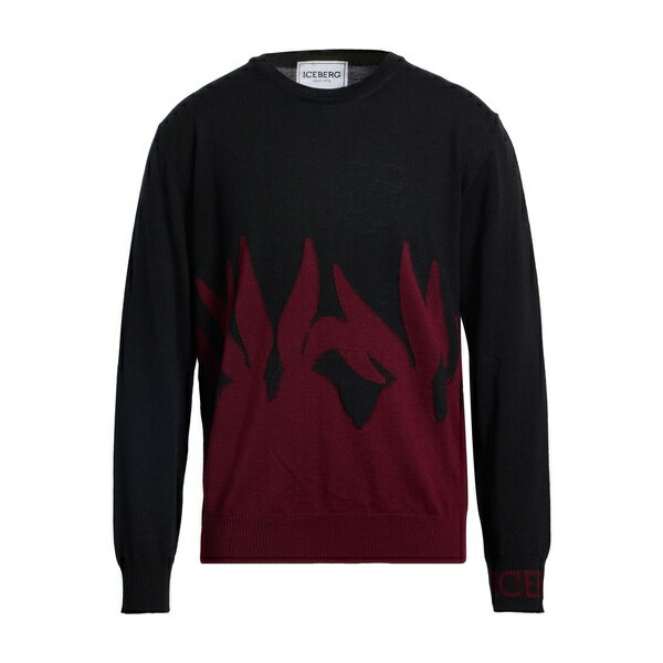 【送料無料】 アイスバーグ メンズ ニット&セーター アウター Sweaters Black