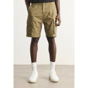カルバンクライン メンズ サンダル シューズ WASHED CARGO - Shorts - stone gray