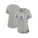 ナイキ レディース カットソー トップス Women's Heather Gray Kentucky Wildcats Legacy Tri-Blend T-S...