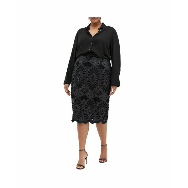 シティーシック レディース ワンピース トップス Plus Size Marloes Road Skirt Black