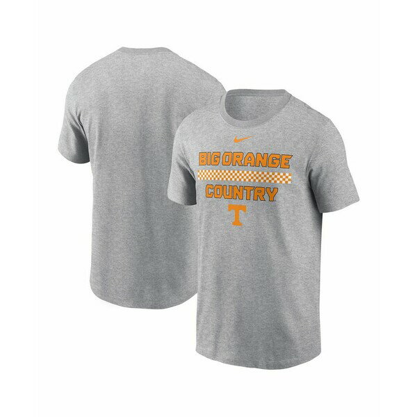 ナイキ メンズ シャツ トップス Men's Heather Gray Tennessee Volunteers DNA Lockup T-Shirt Heather..