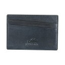マンシーニ メンズ 財布 アクセサリー Men's Monterrey Collection Credit Card Case Black