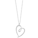 エフィー コレクション レディース ネックレス・チョーカー・ペンダントトップ アクセサリー EFFY Diamond Open Heart 18