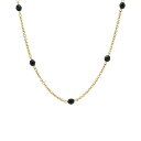 2028 レディース ネックレス・チョーカー・ペンダントトップ アクセサリー Beaded Necklace Black(4)