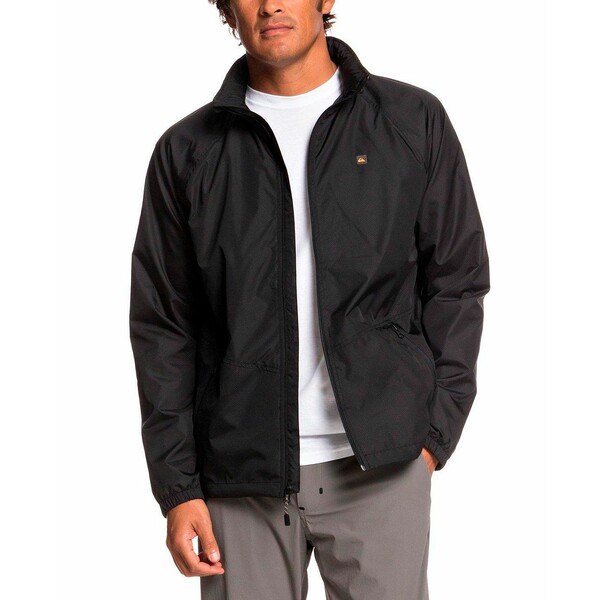 クイックシルバー ウォーター マン メンズ ジャケット&ブルゾン アウター Men's Shell Shock Windbreaker Jacket Black