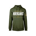レベルウェア メンズ パーカー・スウェットシャツ アウター Men's Olive Carolina Hurricanes Podium Fleece Pullover Hoodie Olive