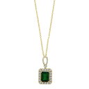 エフィー コレクション レディース ネックレス・チョーカー・ペンダントトップ アクセサリー EFFY Emerald (2-1/5 ct. t.w.) & Di...