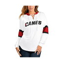 カールバンクス レディース カットソー トップス Women's White, Red Carolina Hurricanes Goal Zone Long S...