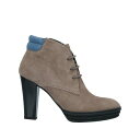 【送料無料】 ホーガン レディース ブーツ シューズ Ankle boots Khaki