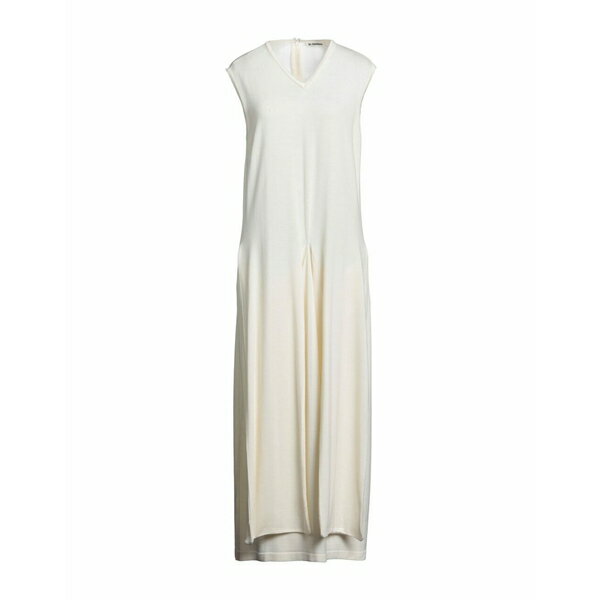 【送料無料】 ジル・サンダー レディース ワンピース トップス Maxi dresses Ivory