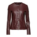 TRUSSARDI JEANS トラサルディ ジャケット＆ブルゾン アウター レディース Jackets Burgundy