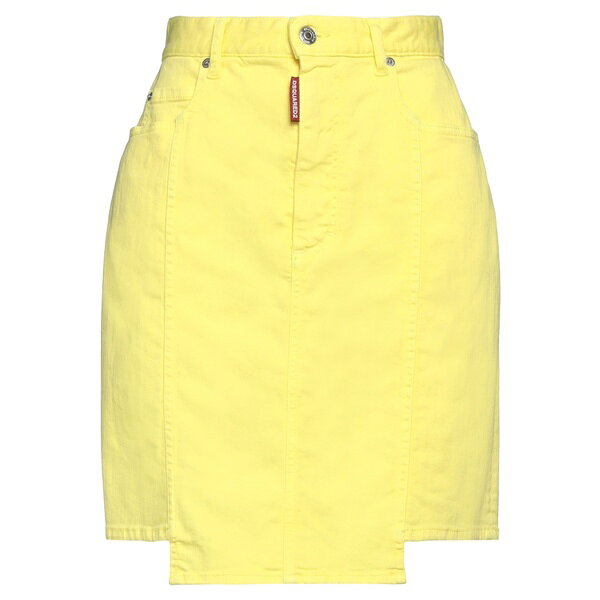【送料無料】 ディースクエアード レディース スカート ボトムス Denim skirts Yellow
