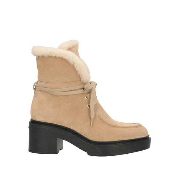【送料無料】 サントーニ レディース ブーツ シューズ Ankle boots Beige