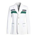 【送料無料】 カサブランカ メンズ ジャケット&ブルゾン アウター Blazers White