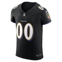 ナイキ メンズ ユニフォーム トップス Baltimore Ravens Nike Vapor F.U.S.E. Elite Custom Jersey Black 2